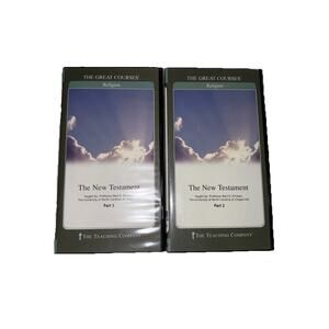 The Great Courses The New Testament, 1 & 2 The Teaching Company 4 DVDs & Guides